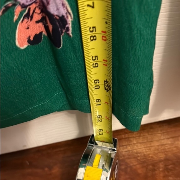 Green Flutter Sleeve Wrap Jumpsuit - Picture 5 of 9